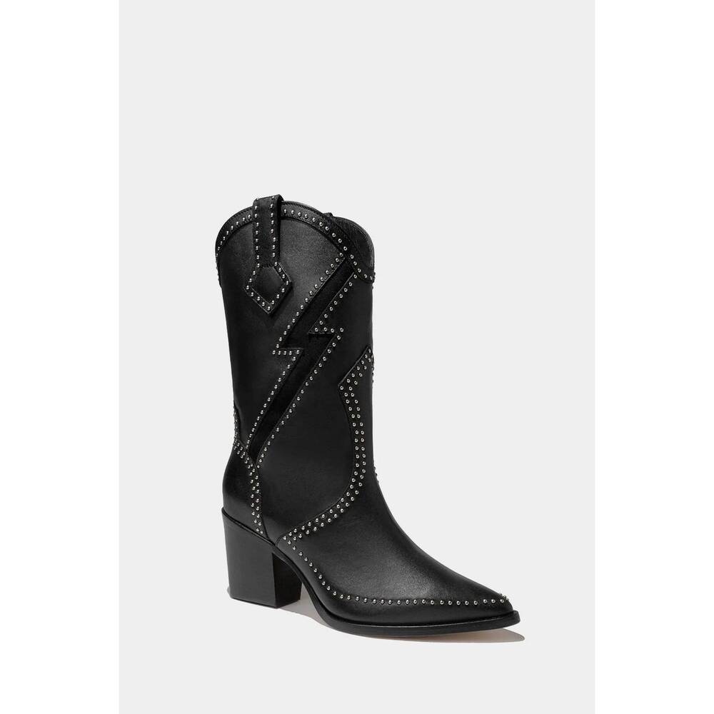 NEW DANTE SHOES women's fashion leather boots in black